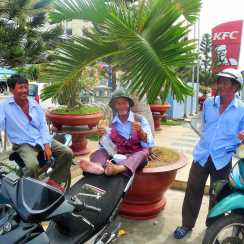 Lunch pauze in Vietnam, jan. 2012